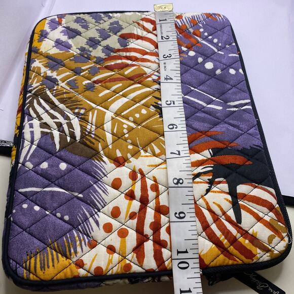 Vera Bradley Painted Feathers Padded Tablet Sleeve 11" (10" x 8") Retired Print - Picture 7 of 7